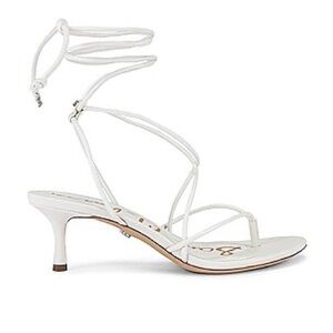 Sam Edelman White Strappy Heels